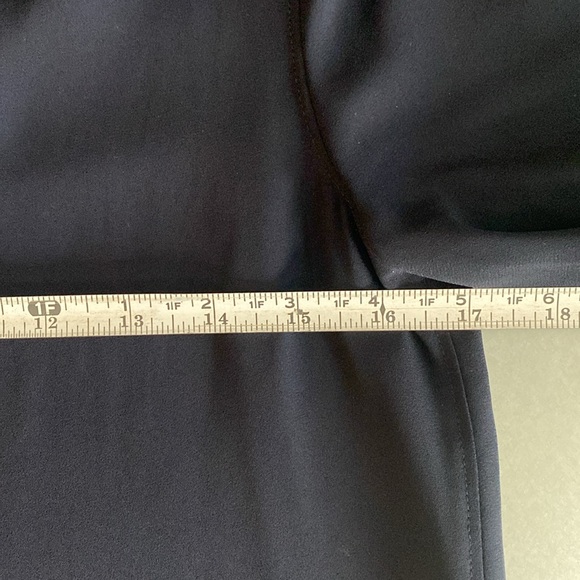 J Crew Classic Navy & Black Long Dress Shirt Style Dress - Picture 11 of 14